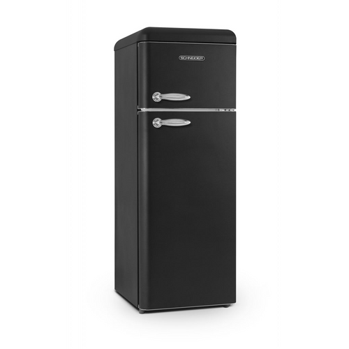 Réfrigérateur Congélateur 2 Portes 206l Froid Statique  54.5cm E - Noir - Scdd 208 Vb