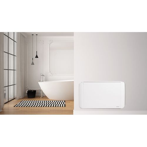 Radiateur Céramique - Inertie Sèche - 1500w - Ecran Lcd - 3 Programmes -blanc - Theco1500n