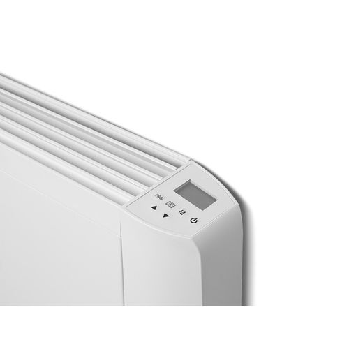 Thecof1000n - Radiateur Fonte - Inertie Sèche - 1000w - Ecran Lcd - 3 Programmes - Blanc