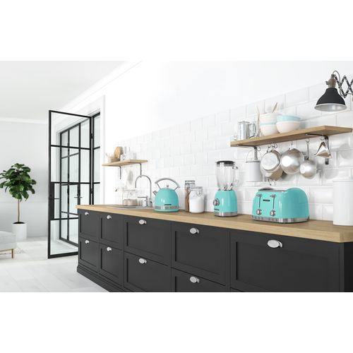 Scto4aca - Grille Pain 4 Tranches - Double Tiroir Ramasse Miettes - 6 Positions