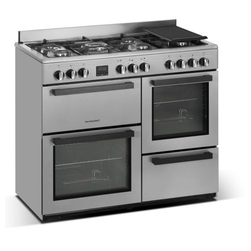 Piano De Cuisson - Scg71mfxp - 7 Feux Gaz - Wok - 3 Fours Électriques - Inox