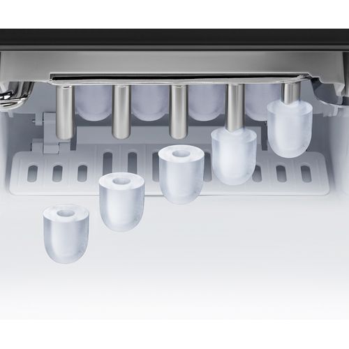 Scim3222 - Machine à glaçon - 9 Glaçons Par Cycle De 9 Min - 100w - Réservoir Eau 2,2l - Noir