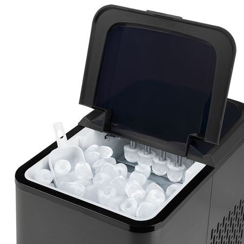 Scim3222 - Machine à glaçon - 9 Glaçons Par Cycle De 9 Min - 100w - Réservoir Eau 2,2l - Noir