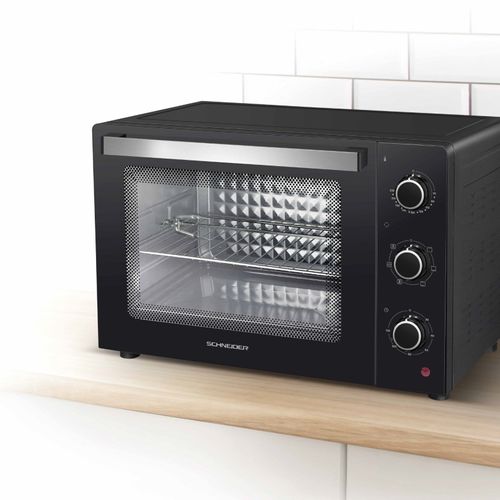 Sceo2355mfb - Four Électrique 55l - Chaleur Tournante - 1900w - Tournebroche