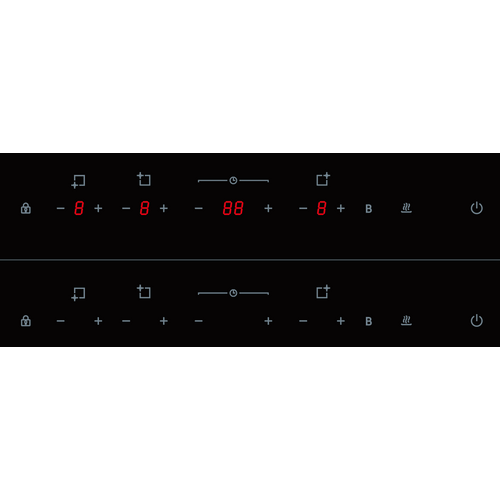 Table Induction 3 Feux Noir - Scti630n1s