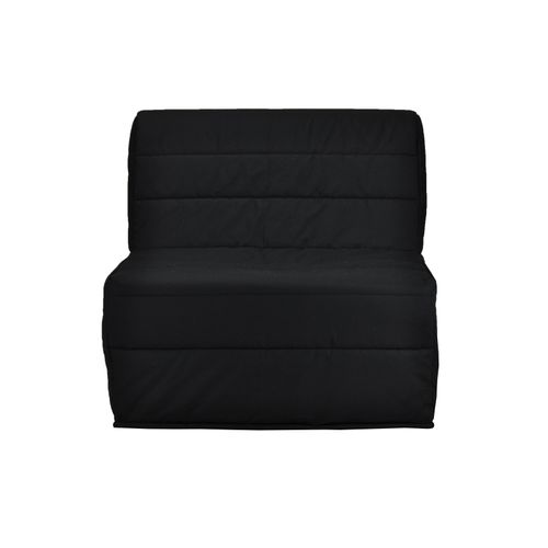 Banquette-lit BZ 90 EMELYNE II tissu noir