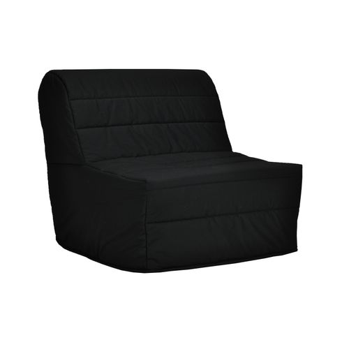 Banquette-lit BZ 90 EMELYNE II tissu noir