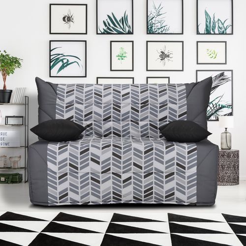 Banquette-lit BZ BULTEX CALIFORNIA 4 tissu trendy gris