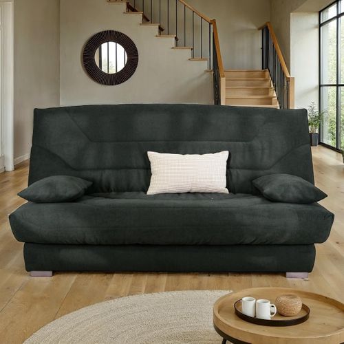 Banquette lit clic-clac BULTEX CALIFORNIA4 tissu vert