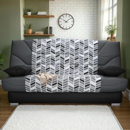 Banquette-lit clic-clac BULTEX CALIFORNIA4 tissu gris