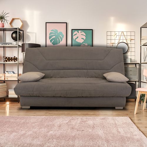 Banquette-lit clic-clac BULTEX CALIFORNIA4 tissu gris