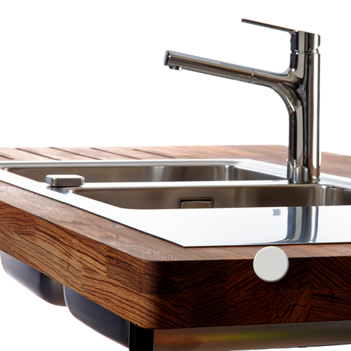 Évier Inox Mini Structure Luisina Fagotto 2 Bacs 1 Égouttoir