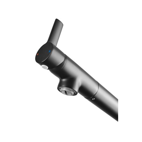 Mitigeur bec pivotant  Noir mat