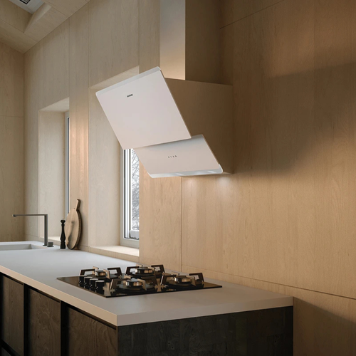 Hotte Cuisine Murale Silverline Faro Blanc 90 Cm