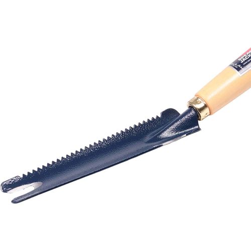 Couteau Désherbeur Affûté Dentelé Avec Manche En Hêtre