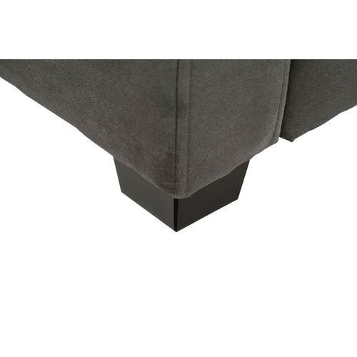 Fauteuil manchettes fines NICARAGUA tissu Apache anthracite 1