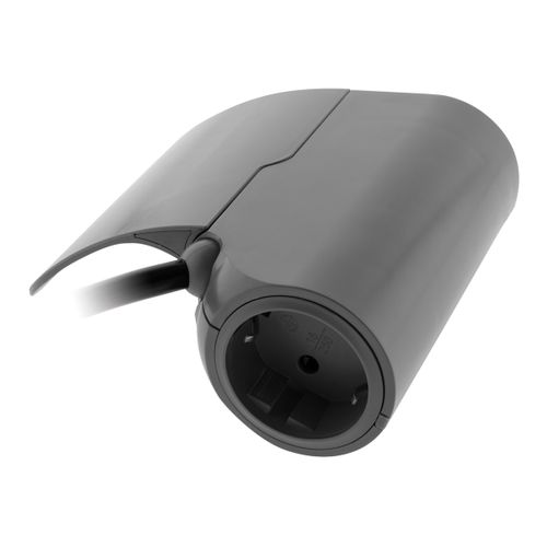 Multiprise Schuko + 2 USB à - Gris - Thomson