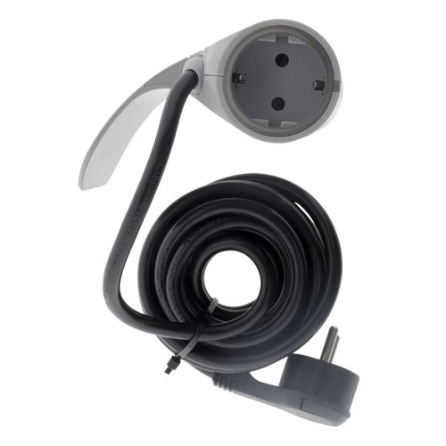 Multiprise Schuko + 2 USB à - Gris - Thomson