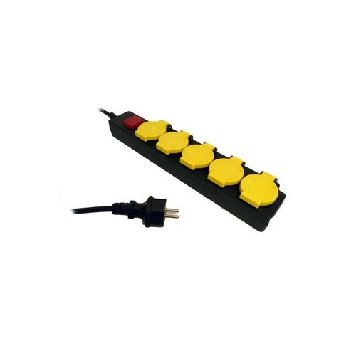 Multiprise Étanche Ip44 5x16a 2p+t + Clapets + Interrupteur - Zenitech