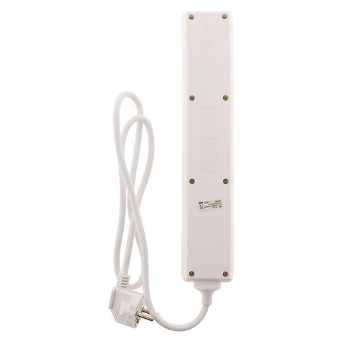 Bloc Multiprise 6 Prises 2p+t 16a Blanc - Zenitech