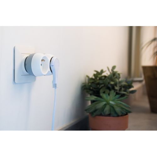 Biplite Pour Façade 2x16a - Gris Et Blanc - Boléa - Zenitech