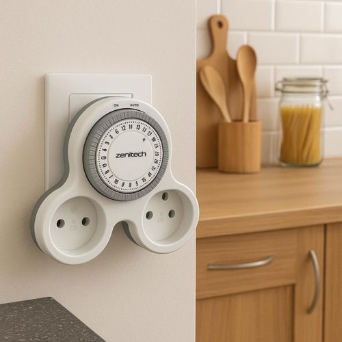 Biplite Programmable 2x16a - Blanc - Bolea - Zenitech