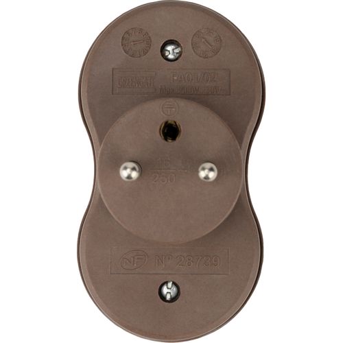 Biplite Recyclée Éco-conçue - 2x16a - Taupe - Zenitech