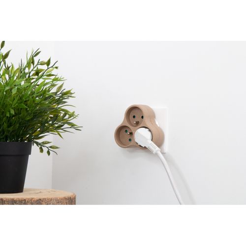 Triplite Recyclée Éco-conçue - 3x16a - Beige - Zenitech