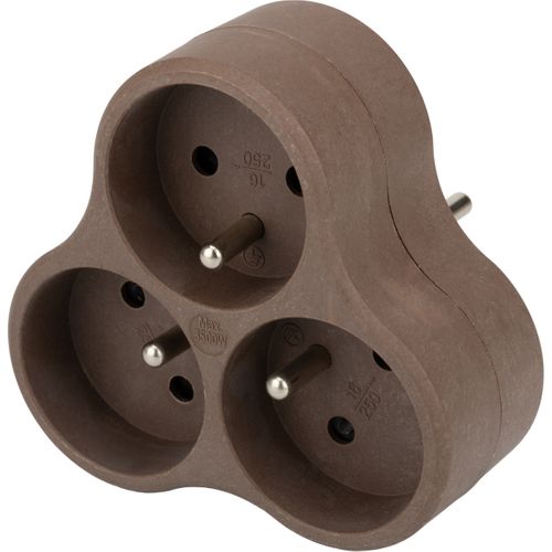 Triplite Recyclée Éco-conçue - 3x16a - Taupe - Zenitech