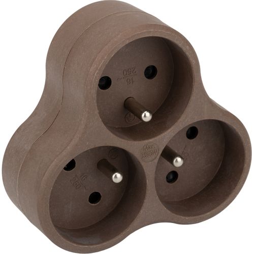 Triplite Recyclée Éco-conçue - 3x16a - Taupe - Zenitech