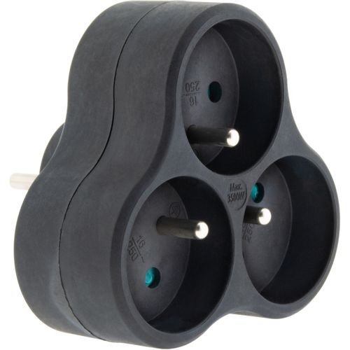 Triplite Recyclée Éco-conçue - 3x16a - Noir - Zenitech