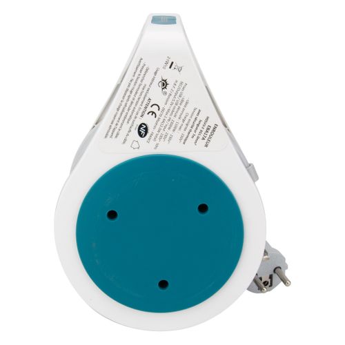 Mini Enrouleur 2 Prises P+t + 2 USB - 7m - Bleu - Zenitech