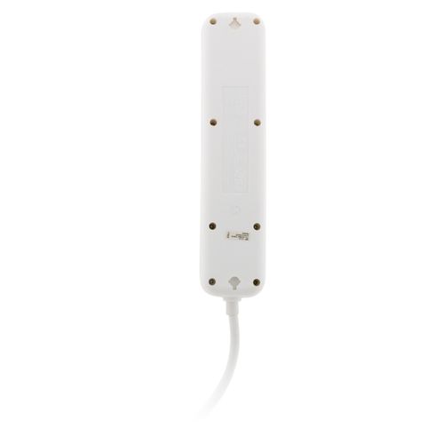 Multiprise Schuko + Interrupteur 4x16a - 1,4m - Blanc - Zenitech