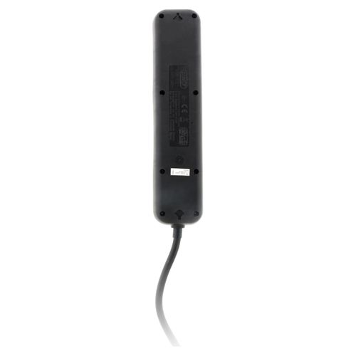 Multiprise Schuko + Interrupteur 4x16a - 1,4m - Noir - Zenitech