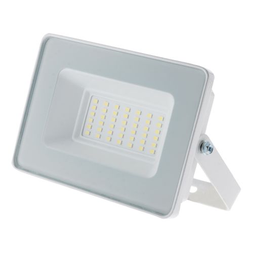 Projecteur LED De Chantier Étanche - 30w 3000lm Ip65 6500k - Blanc - Zenitech