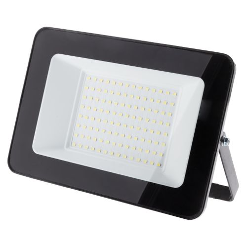 Projecteur LED De Chantier Étanche à Poser - 100w 1000lm Ip65 6500k - Noir - Zenitech