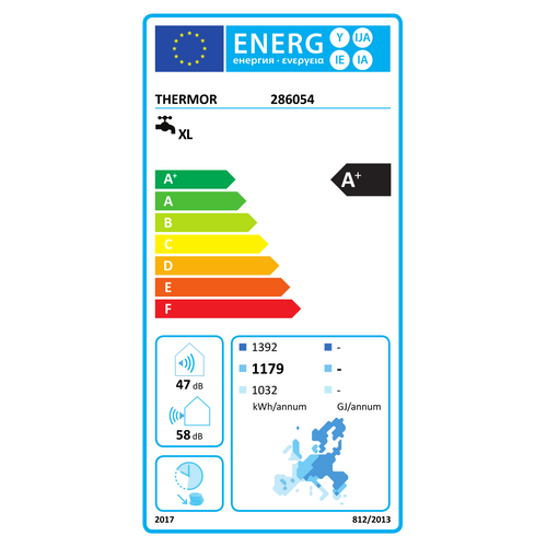 Chauffe-eau Vertical 240l 1200w Blanc - 286054