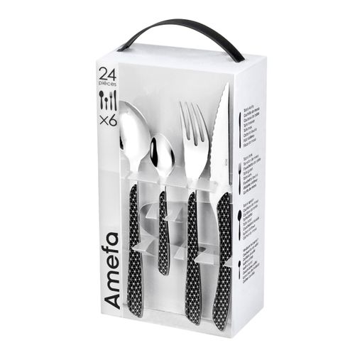 Eclat Geo - Ménagère 24 Pièces