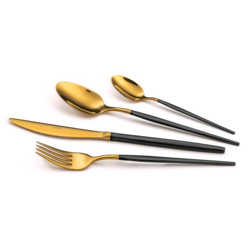 Soprano Or/noir - Ménagère 24 Pièces