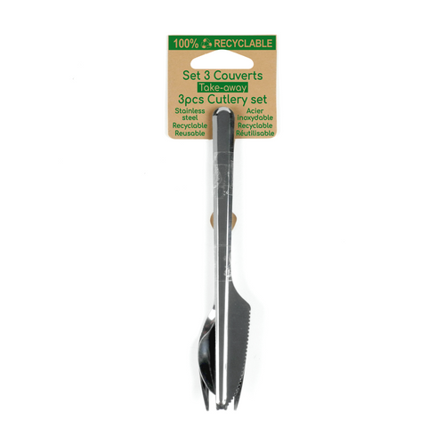 Leaves - 18 Sets 3 Couverts Nomades Sur Cravate