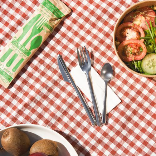 Leaves - 18 Sets 3 Couverts Nomades Sur Cravate