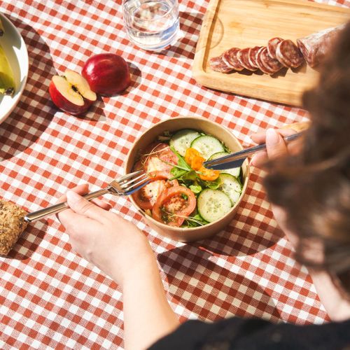 Leaves - 18 Sets 3 Couverts Nomades Sur Cravate