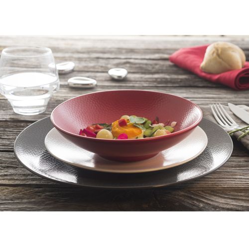 Stone - Assiette Salade Et Pâtes 19 Cm (lot De 6)