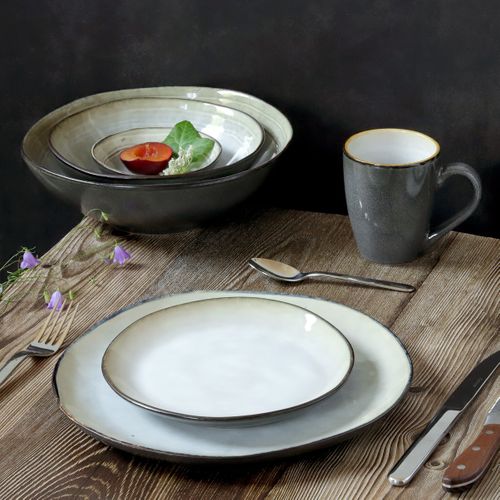 Shadow - Assiette Plate 28 Cm (lot De 6)