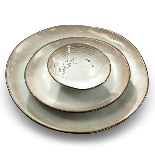 Shadow - Assiette Plate 28 Cm (lot De 6)