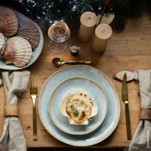 Shadow - Assiette Plate 28 Cm (lot De 6)