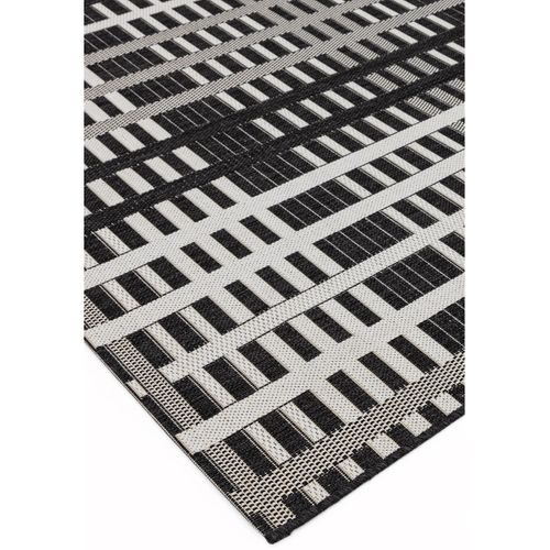 Tapis Intérieur Extérieur Lobby Grid En Polypropylène - Noir - 160x230 Cm