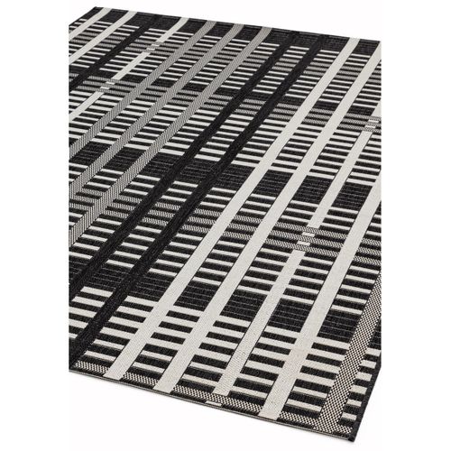 Tapis Intérieur Extérieur Lobby Grid En Polypropylène - Noir - 160x230 Cm