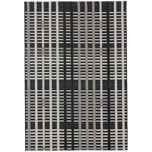 Tapis Intérieur Extérieur Lobby Grid En Polypropylène - Noir - 160x230 Cm