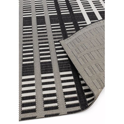 Tapis Intérieur Extérieur Lobby Grid En Polypropylène - Noir - 160x230 Cm